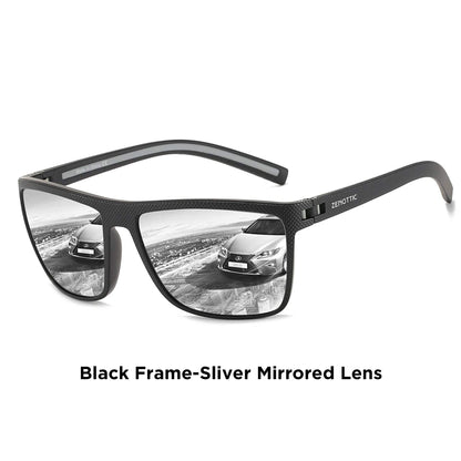 ZENOTTIC Retro Square Polarized Sunglasses