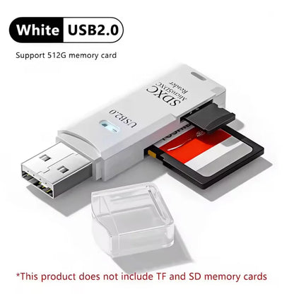2-in-1 USB 2.0/3.0 Micro SD Card Reader
