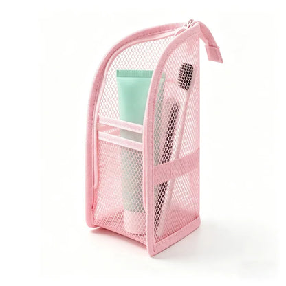 Standing Mesh Toiletry Travel Bag