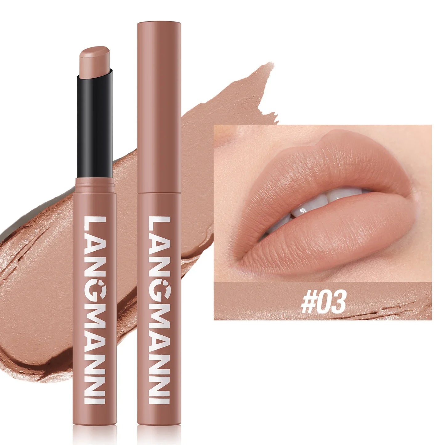 Rotating Velvet Matte Lipstick Pencil