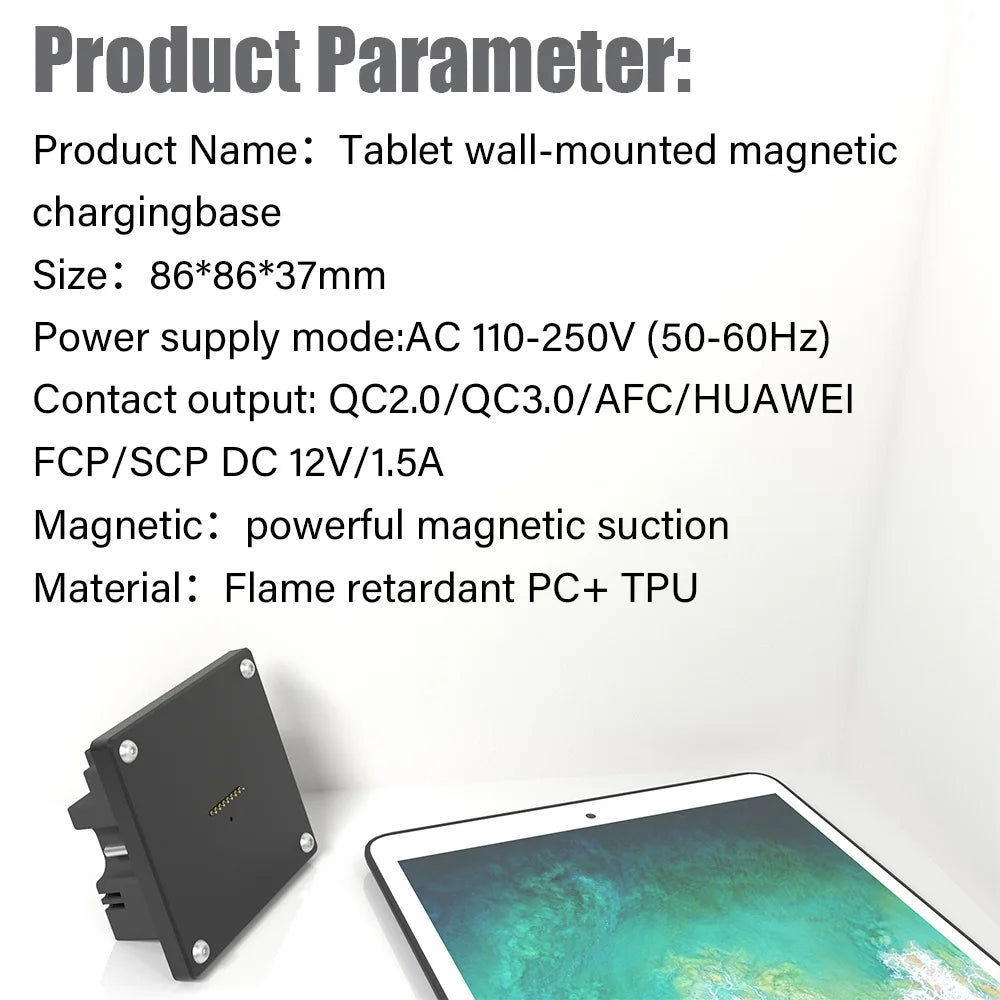 Wall-Mounted Charging Dock & Stand