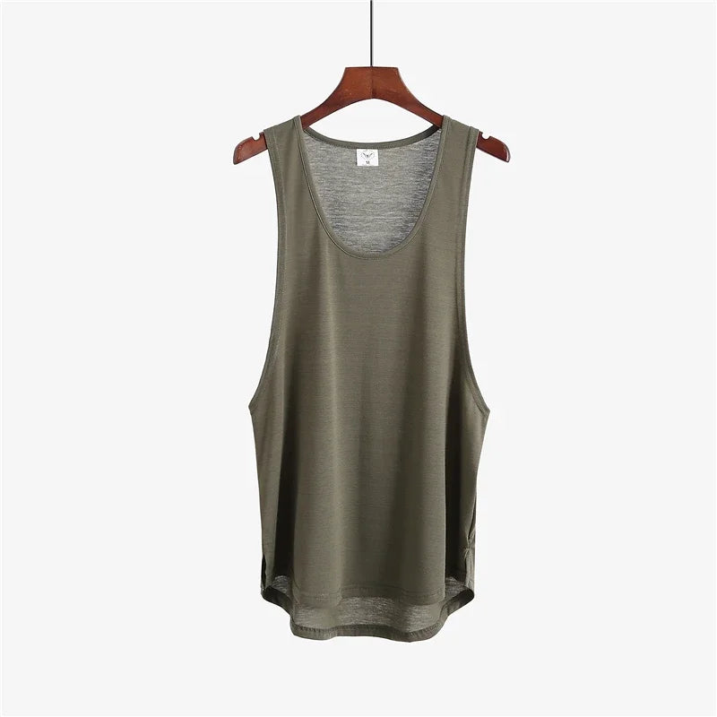 Fitness Sleeveless Gym Tshirt