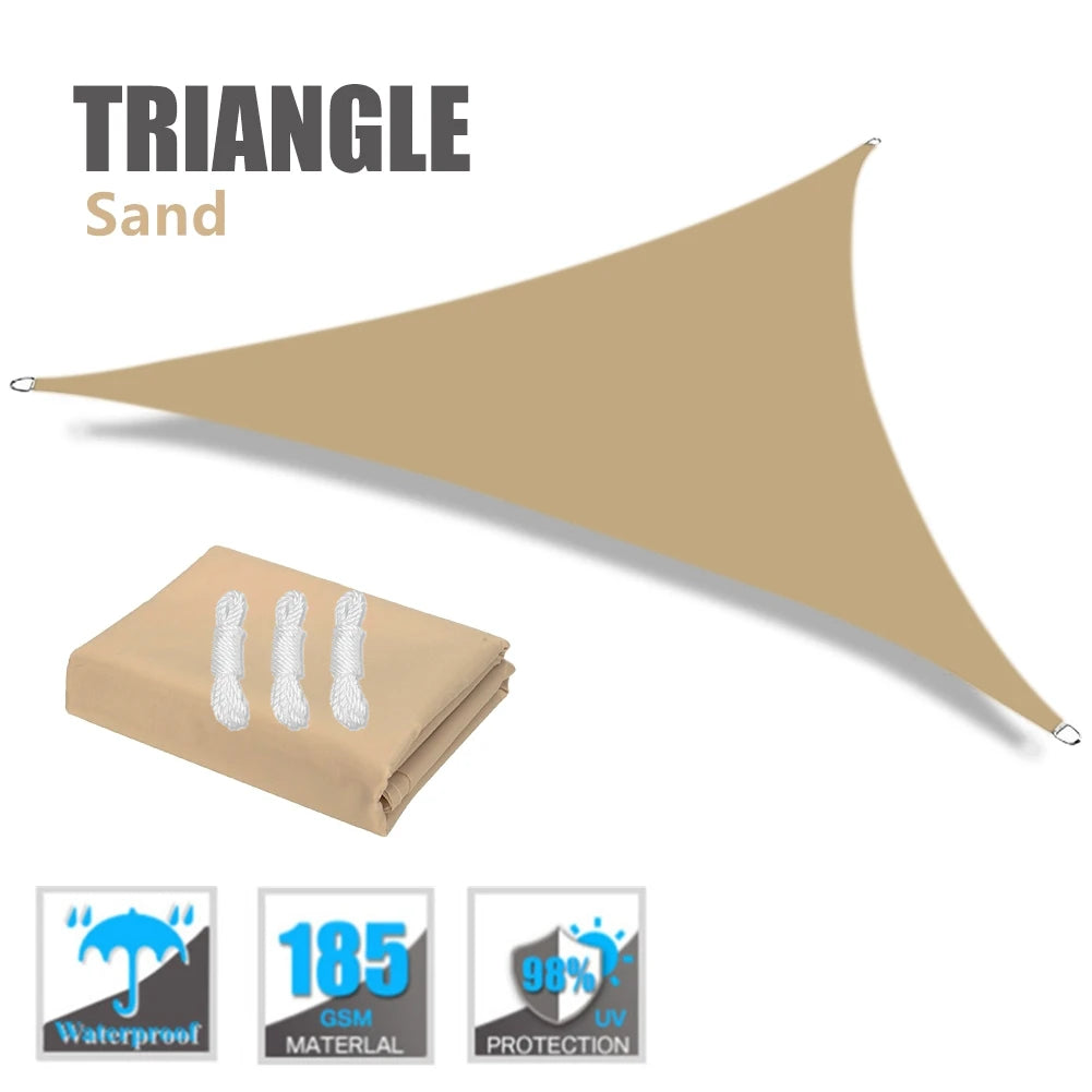 Waterproof Triangle Sun Shade Sail