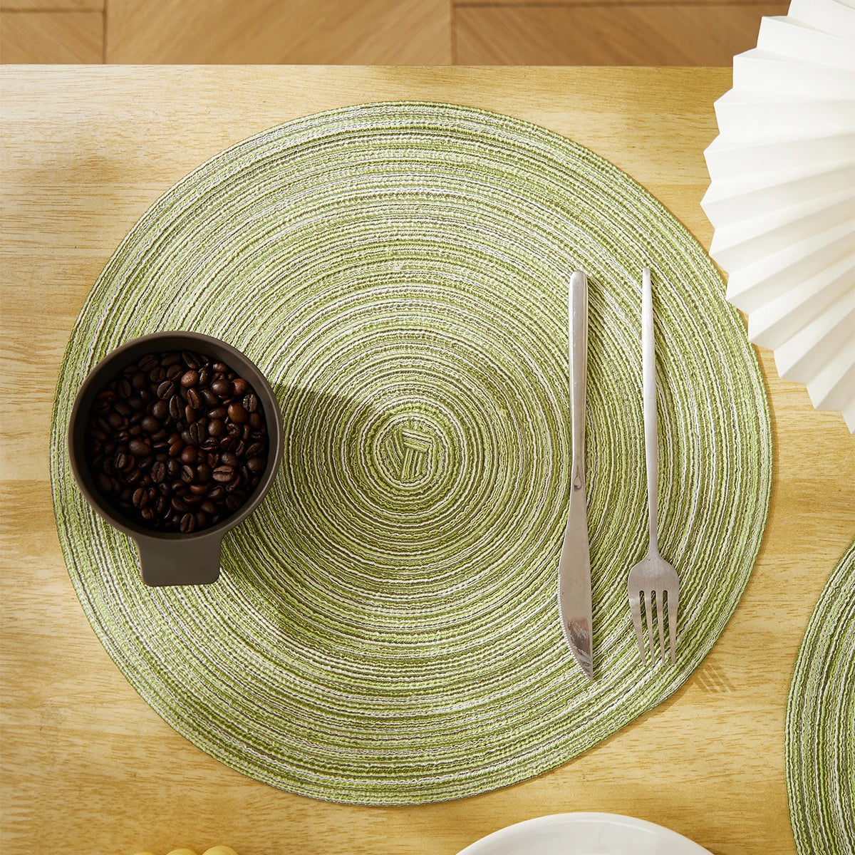 Round Woven Braided Placemats