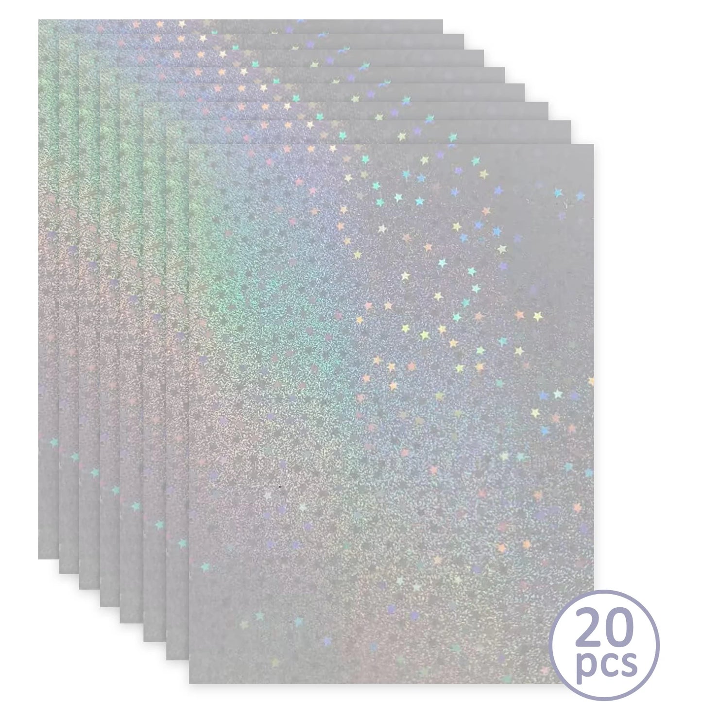 A4 Diamond Holographic Vinyl Sticker Paper