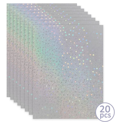 A4 Diamond Holographic Vinyl Sticker Paper