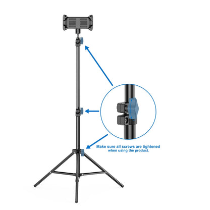 Adjustable Tripod Tablet Floor Stand