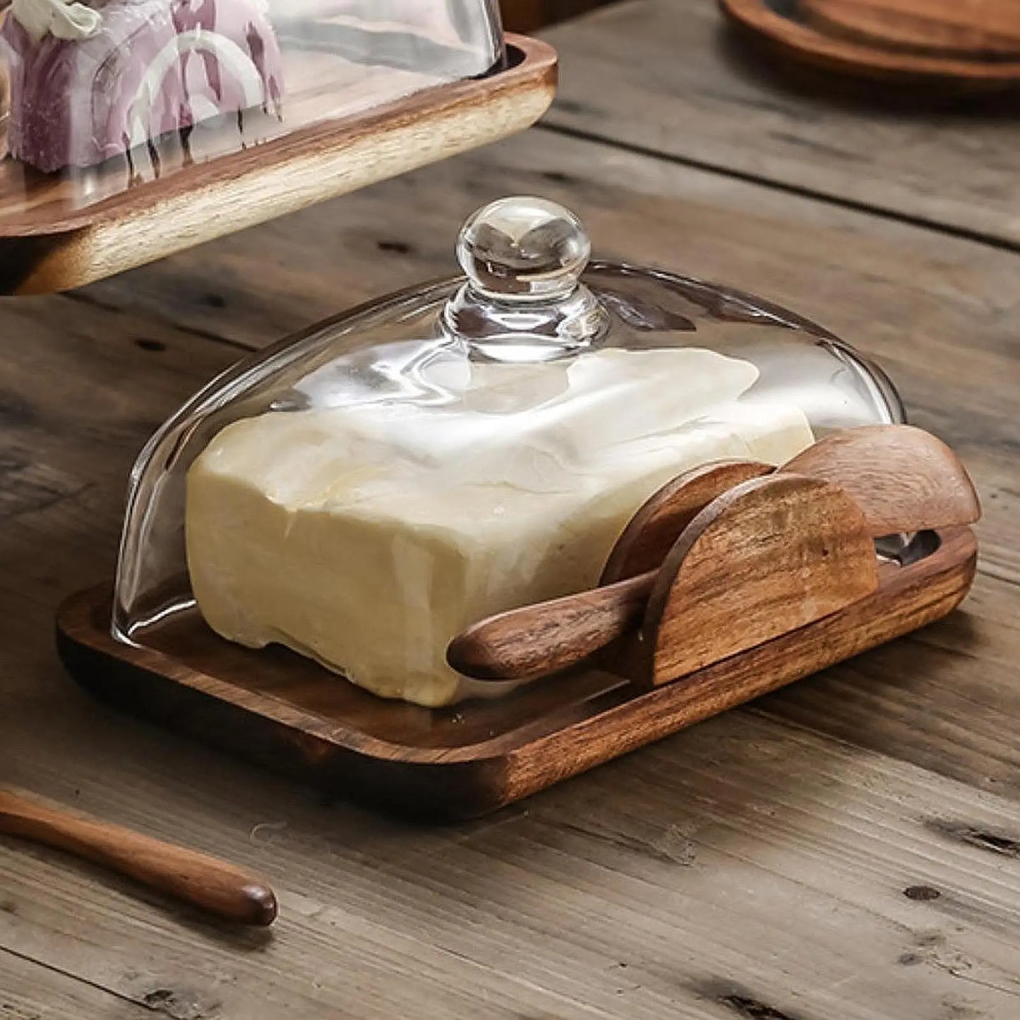 Wooden Butter Box