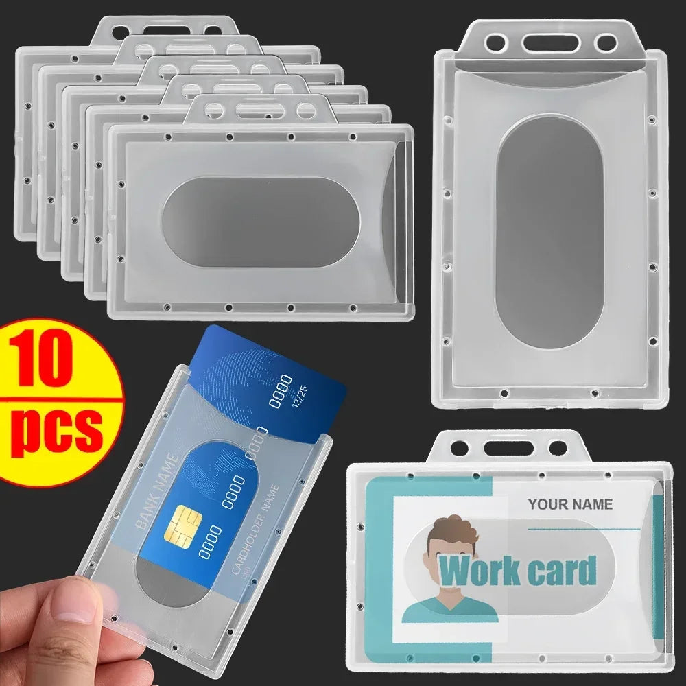 Transparent PVC Card Holder Sleeve