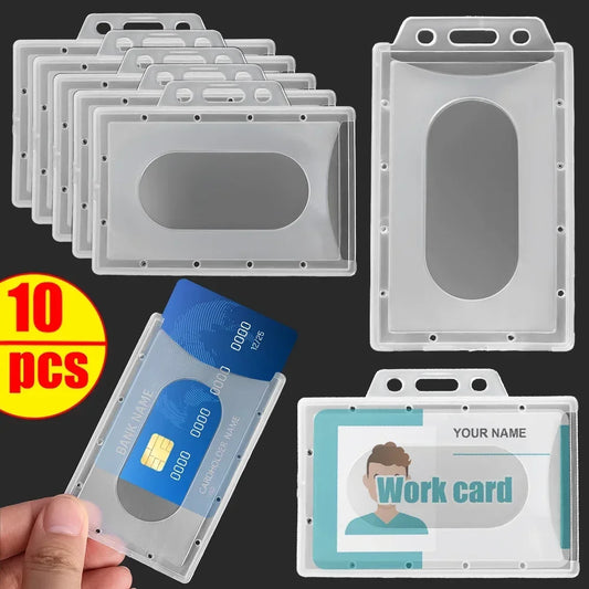 Transparent PVC Card Holder Sleeve