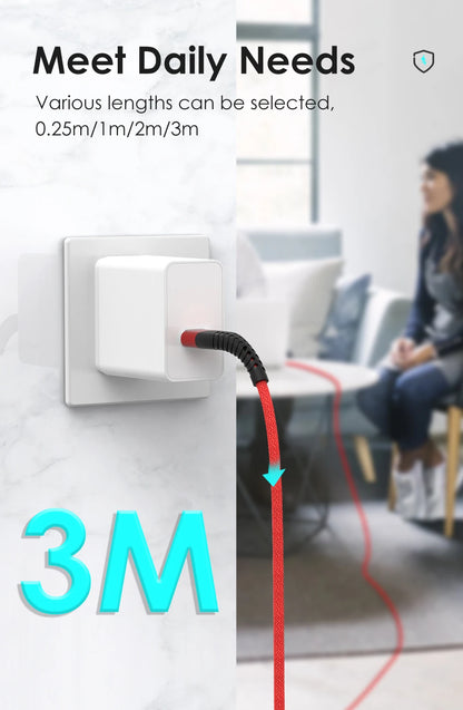 USB-A to Lightning Fast Charging Cable