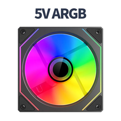 120mm ARGB Infinity Mirror Cooling Fan with PWM Control