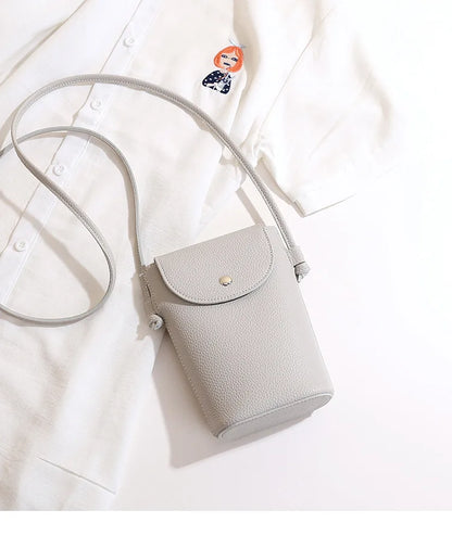 PU Leather Flap Crossbody Phone Bag