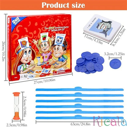 Who Am I? Guessing Headband Board Game