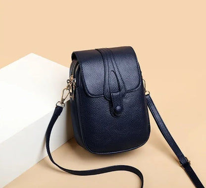 Women’s Mini PU Leather Crossbody Phone Bag