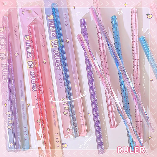 Aesthetic Straight Drawing Ruler