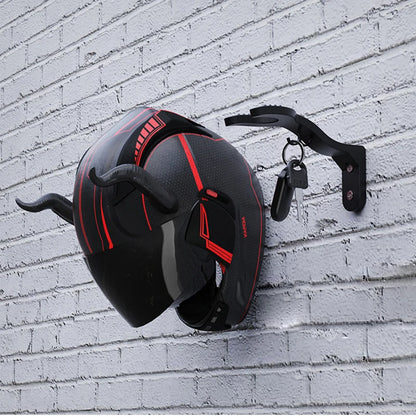 Wall-Mounted Motorcycle Helmet Hook
