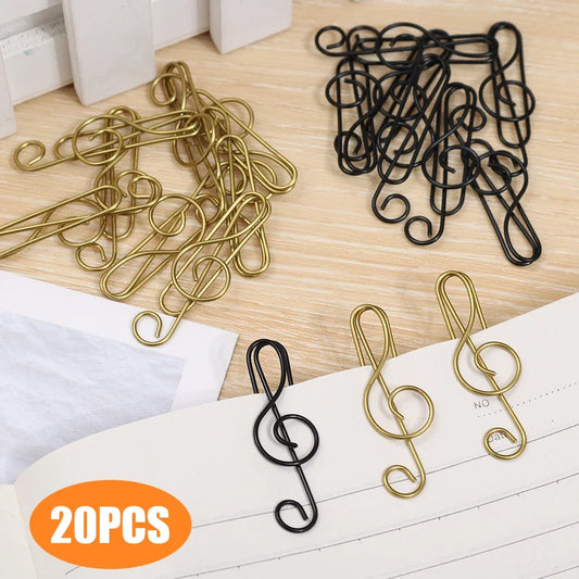 Musical Note Paper Clips