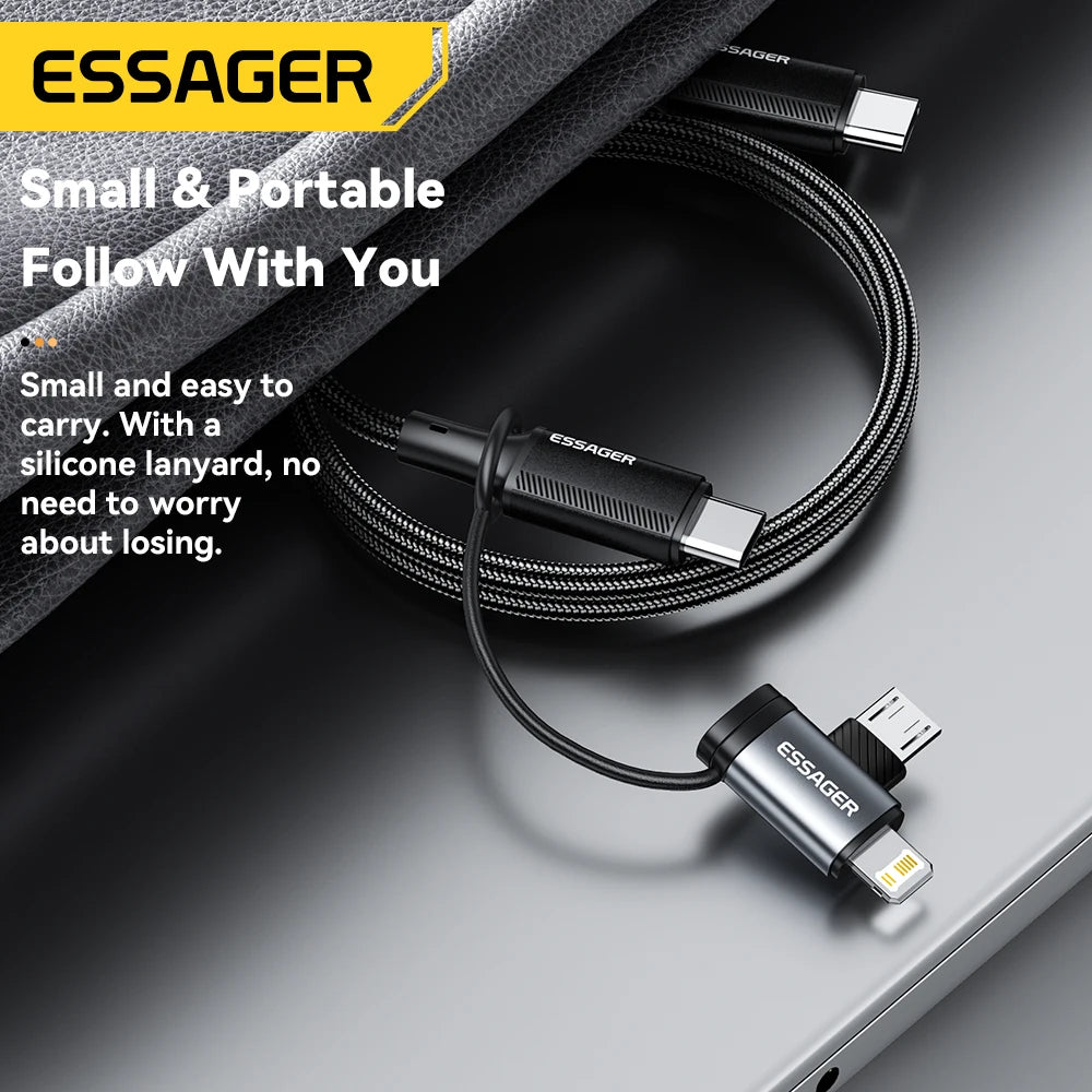 ESSAGER USB-C Female Adapter Converter for iPhone