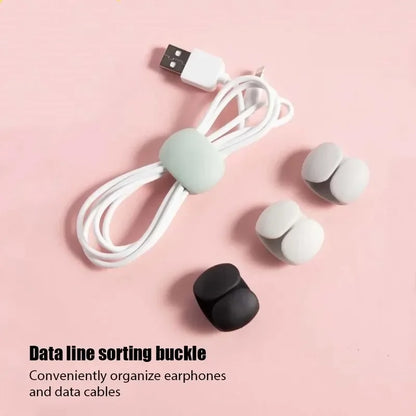 Self-Adhesive Cable Management Clips for Desk, Home & Office