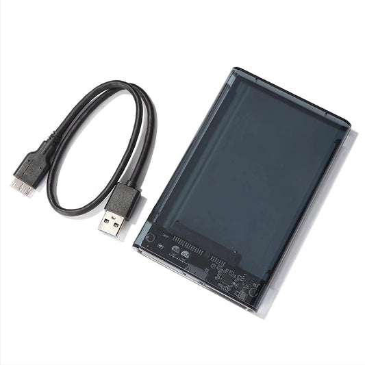 Transparent 2.5” SATA HDD & SSD Enclosure