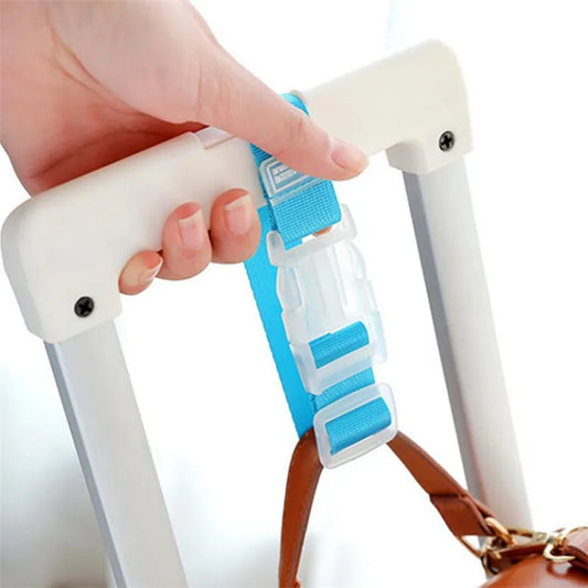 Adjustable Luggage Hanging Strap with Buckle