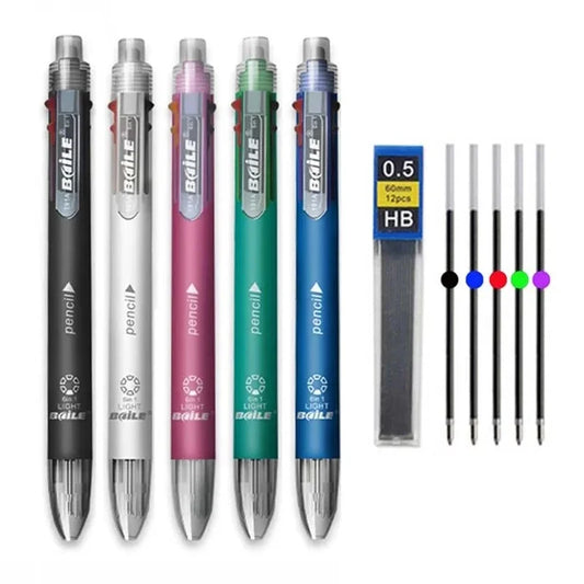 Automatic Pencil Multifunction Pencil With  5 Colors replacement
