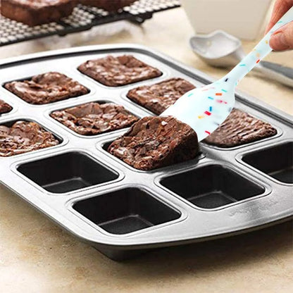Heat-Resistant Silicone Kitchen Scraper Set