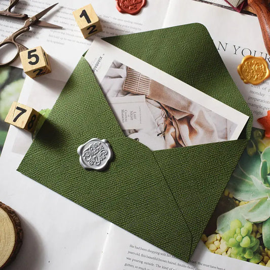 Luxury Invitation & Gift Envelopes – 120g/250g Textured Paper