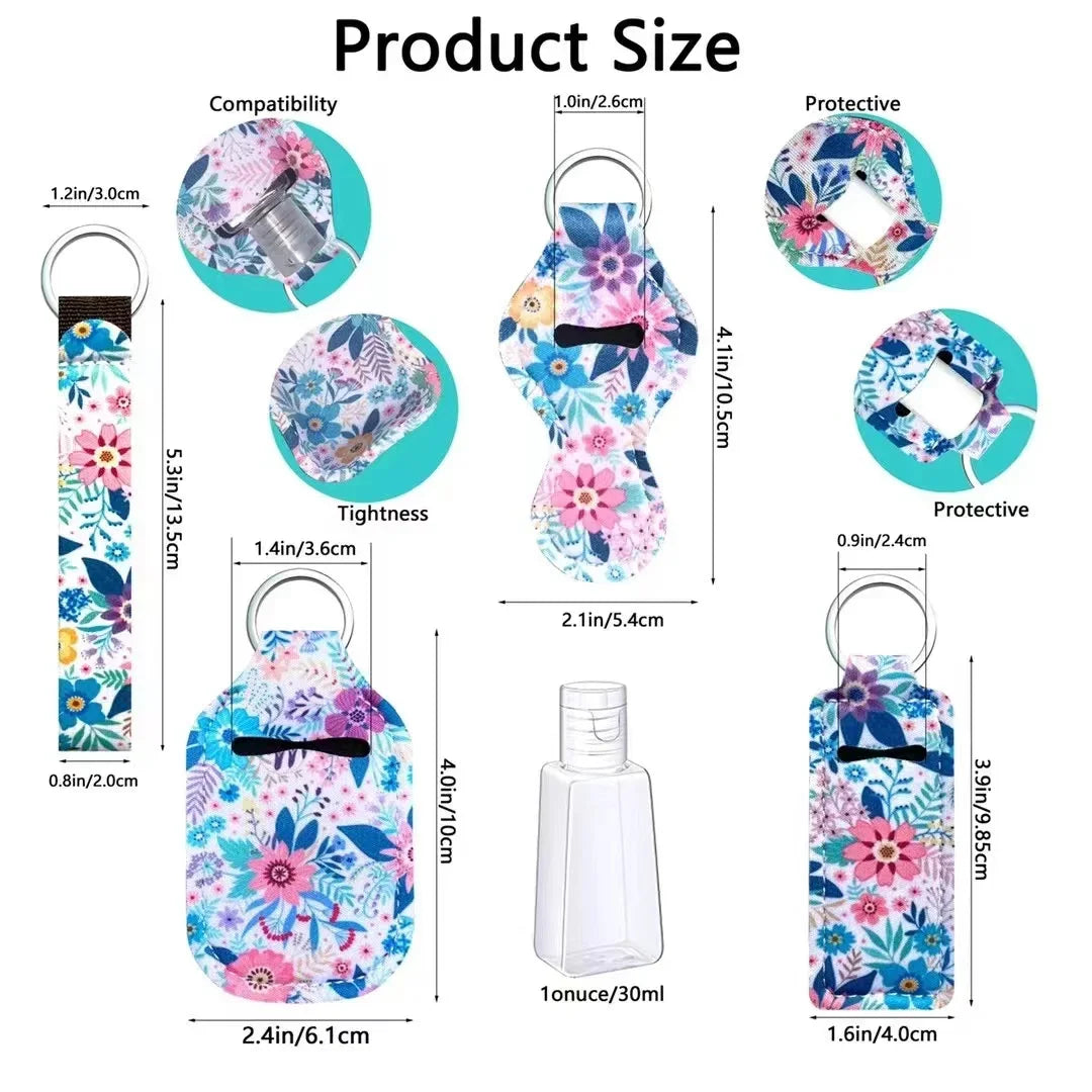 Lip Balm Holder Keychain Set