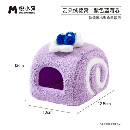 Warm Plush Hamster House