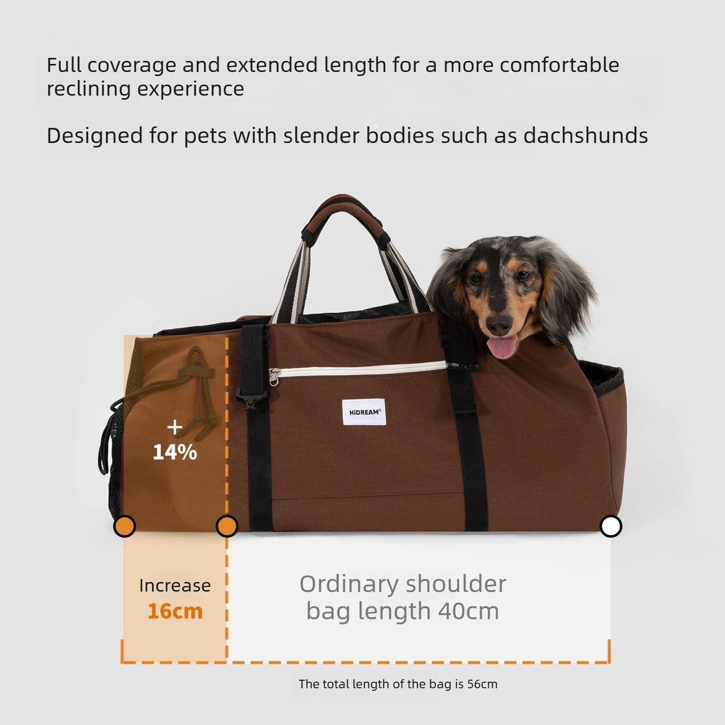Dachshund Dog Backpack Carrier – Extended Travel Bag