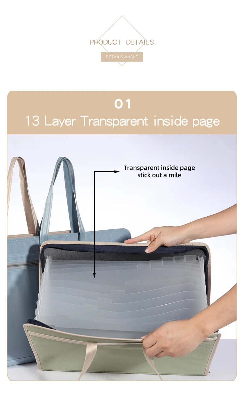 Large Capacity Document Storage Bag
