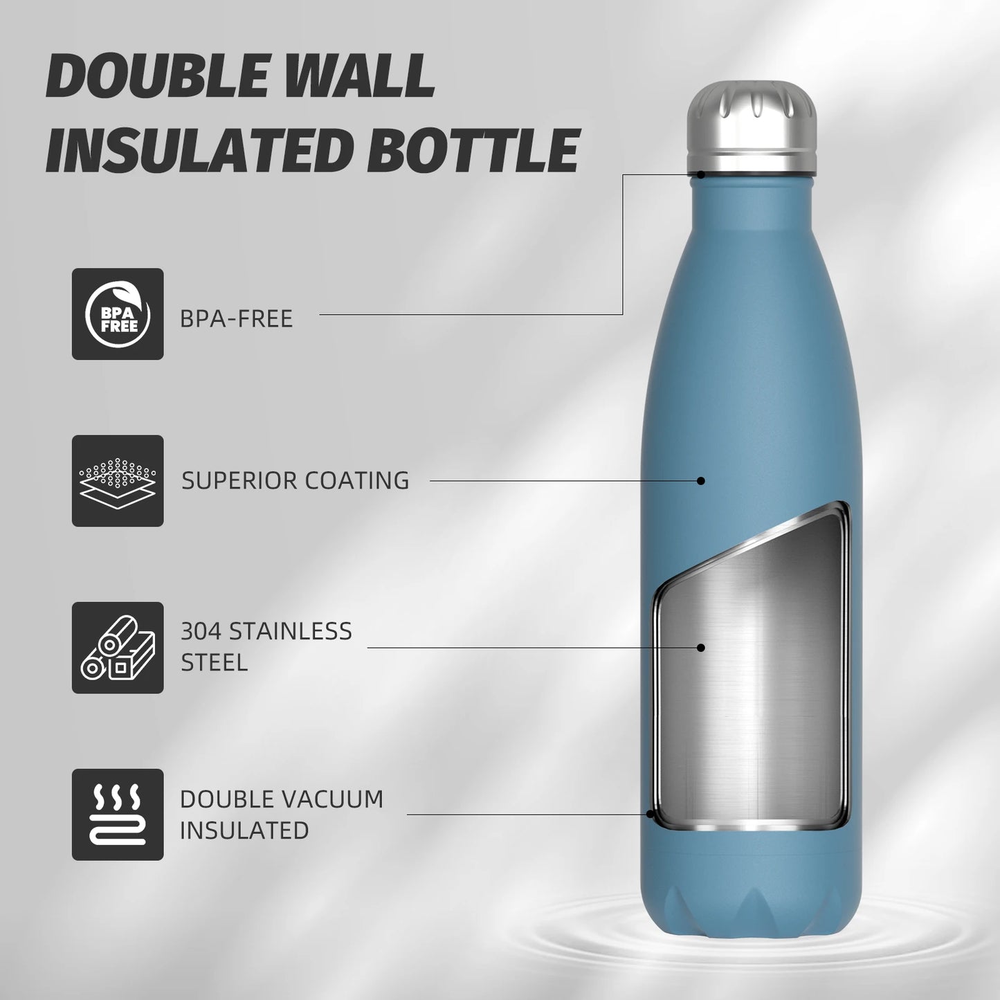 500ml Stainless Steel Vacuum Flask