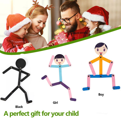 Montessori Stick Sporty Men Puzzle Toy