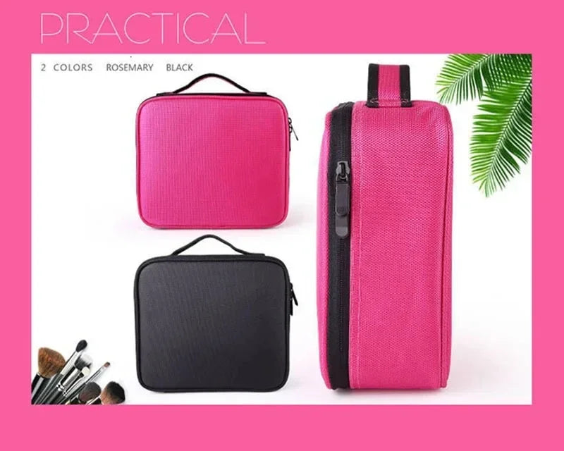 Professional Travel Makeup Organizer Case