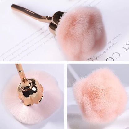 Rose-Shaped Nail Dust Cleaning Brush