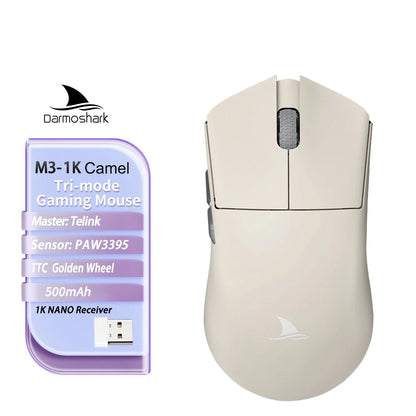 Darmoshark M3 V2 Ultralight Gaming Mouse with PAW3395 Sensor & 8K Polling