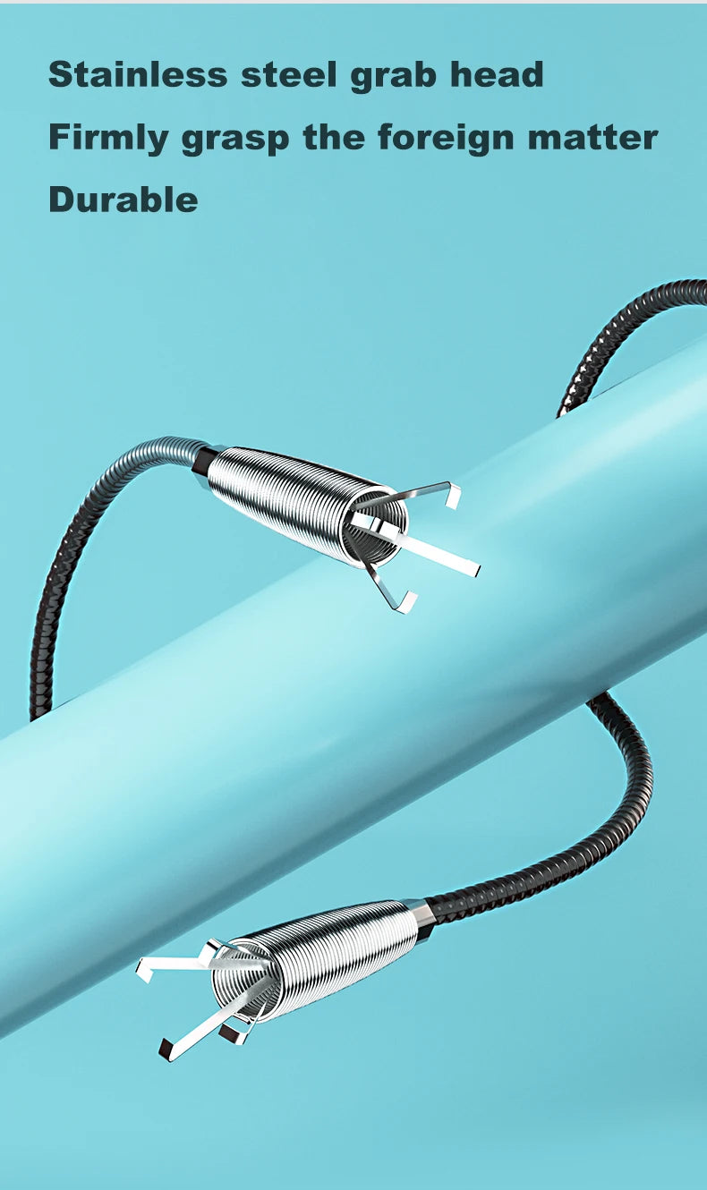 Stainless Steel Drain Cleaning Snake Tool