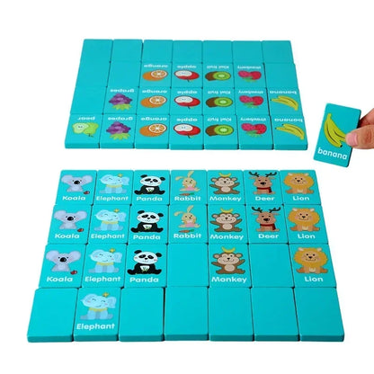 Children Hand Scratch Wooden Puzzle Toy