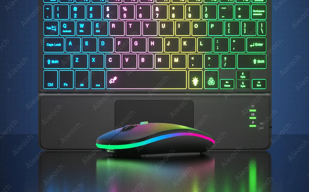 Wireless Bluetooth Keyboard with Touchpad