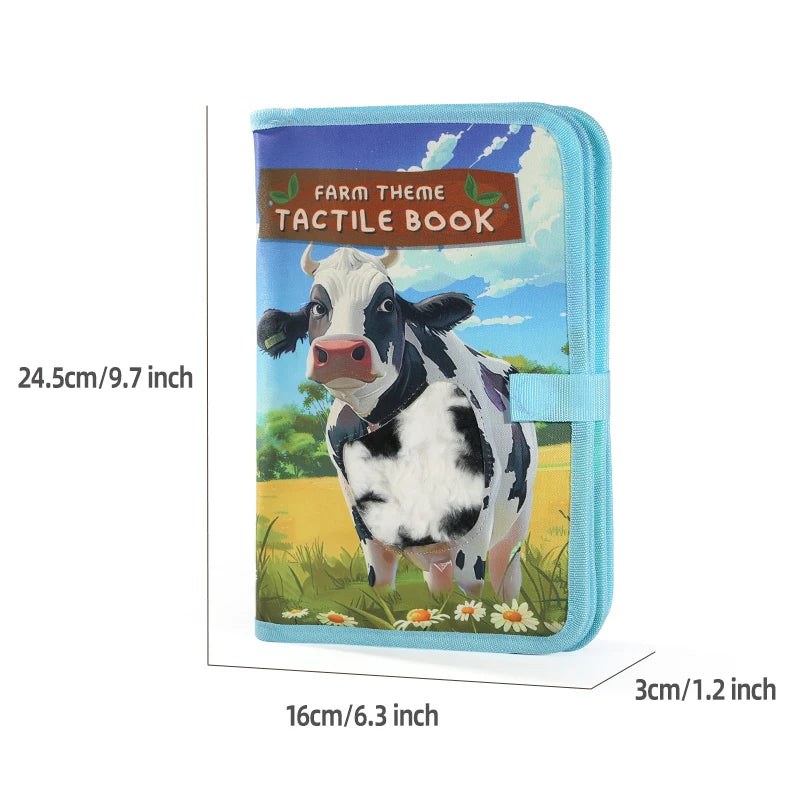 3D Animal Touch Cloth Book for Babies