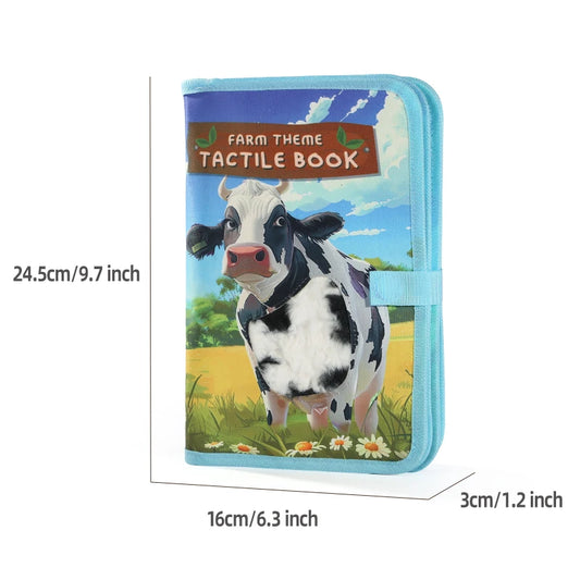 3D Animal Touch Cloth Book for Babies