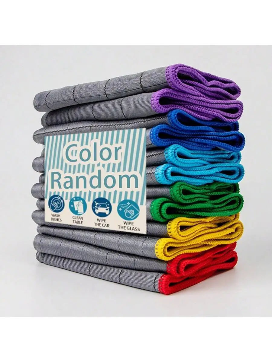 Ultra-Fine Microfibre Glass Cleaning Cloth Set