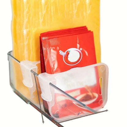 Adjustable Refrigerator Shelf Divider Organizer