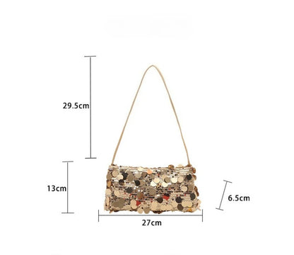 Sequin Evening Shoulder Bag