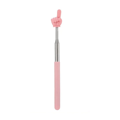 Stainless Steel Telescopic Teaching Pointer with Finger Tip