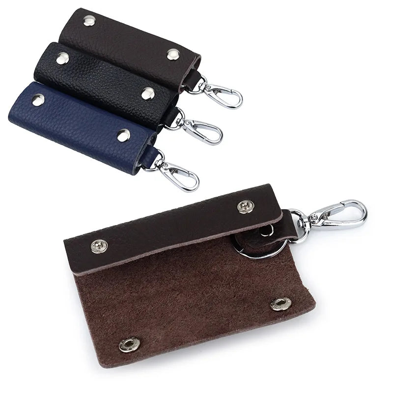 Genuine Leather Key Organizer Case