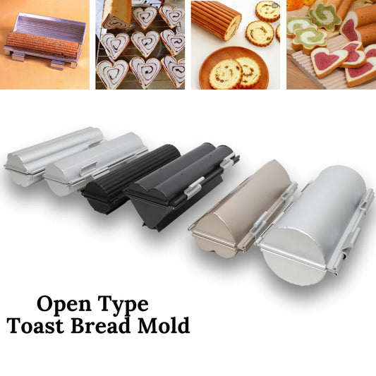 Flower & Cylinder Shape Toast Mould