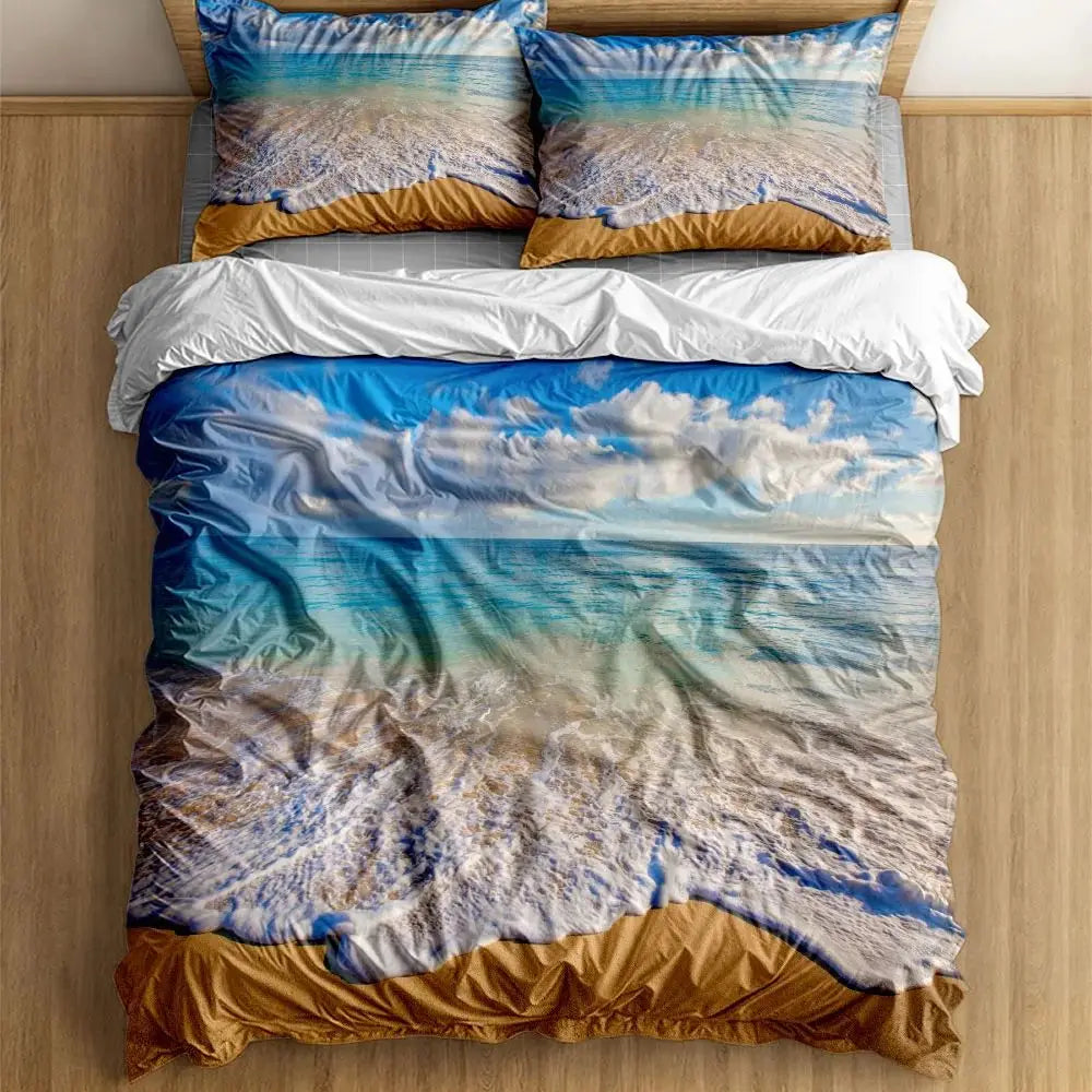 Sunset Hawaii Duvet Cover Set